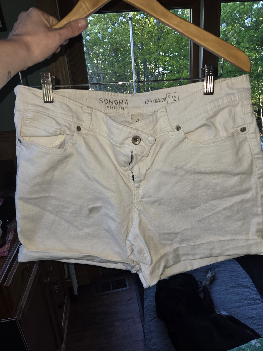 SONOMA White Boyfriend Shorts - Women's Size 12
